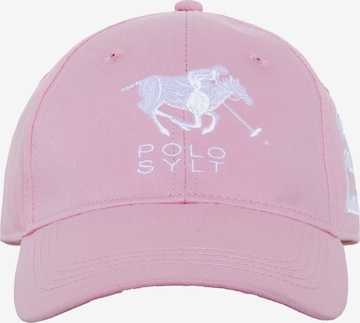 Polo Sylt Cap in Pink: front