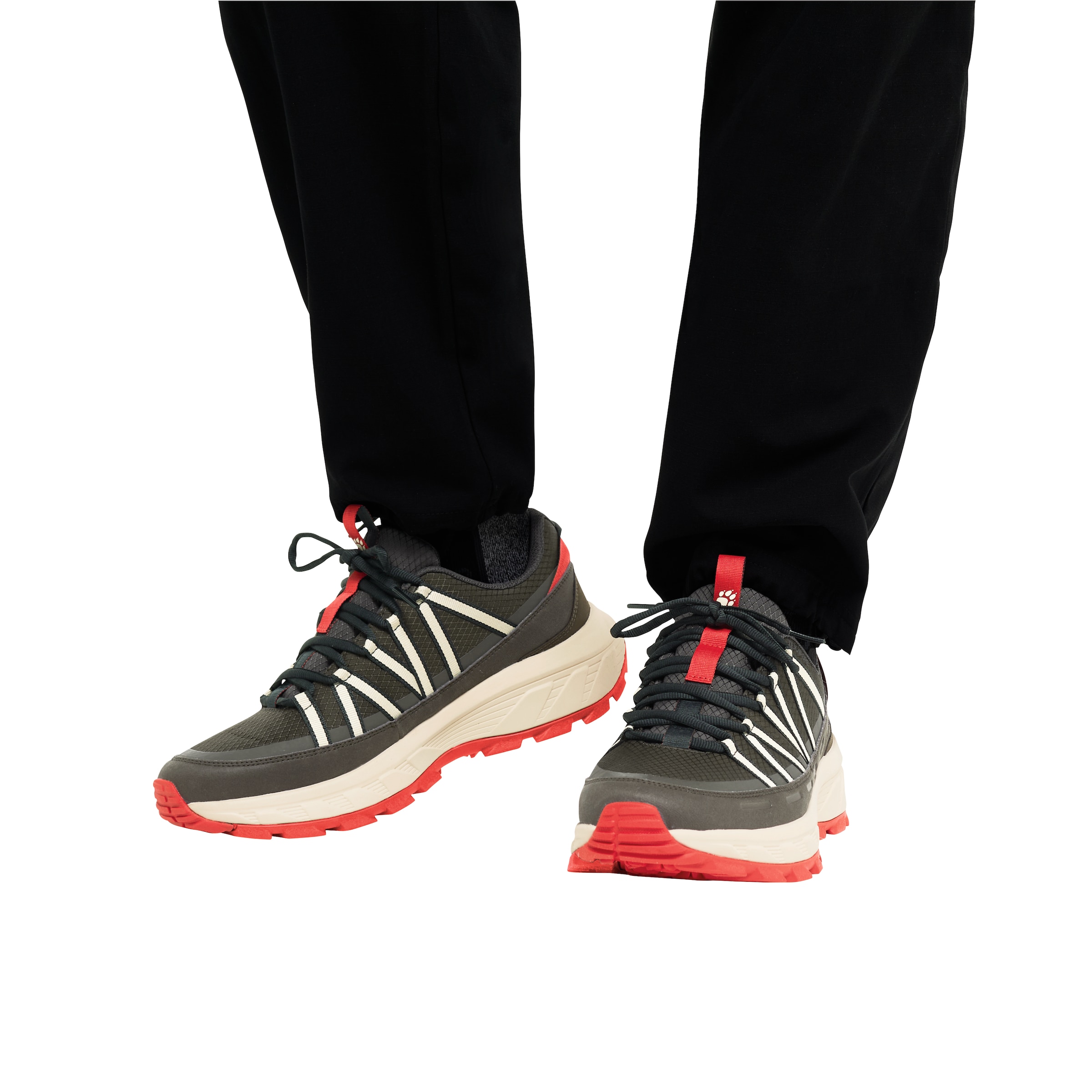 JACK WOLFSKIN Flats in Green