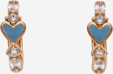 Boucles d'oreilles faina en or : devant