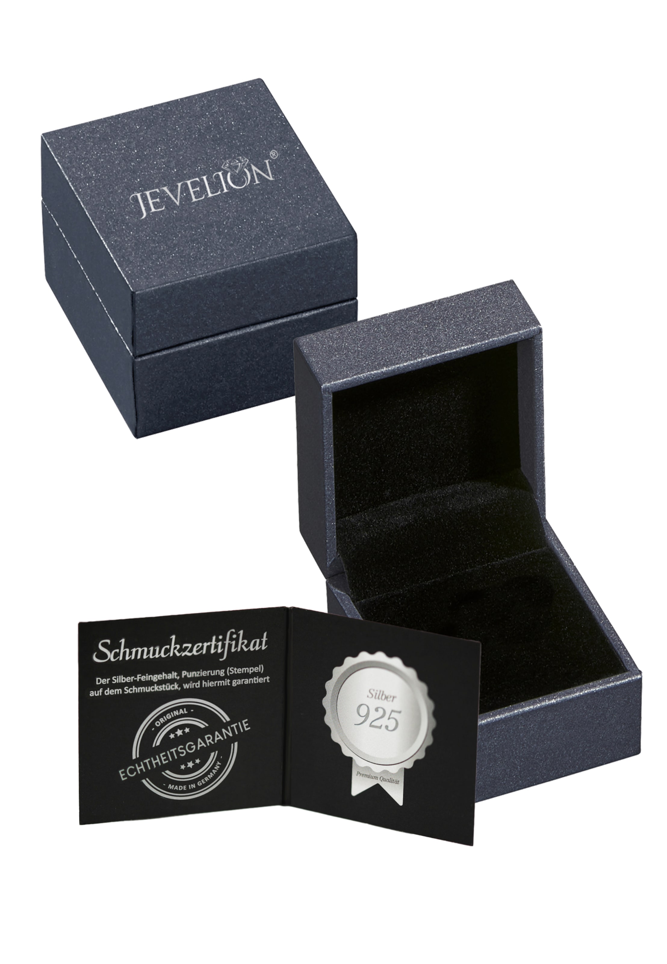 Frauen Schmuck JEVELION Kreuzanhänger 925 Sterlingsilber in Silber - EX93538