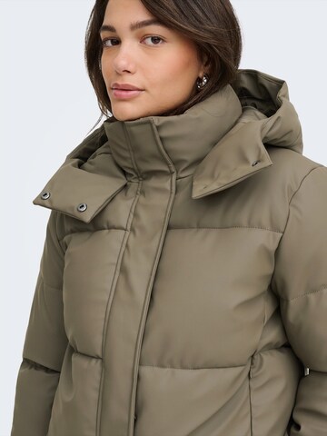 Veste d’hiver 'ONLAGNES' ONLY en vert : devant