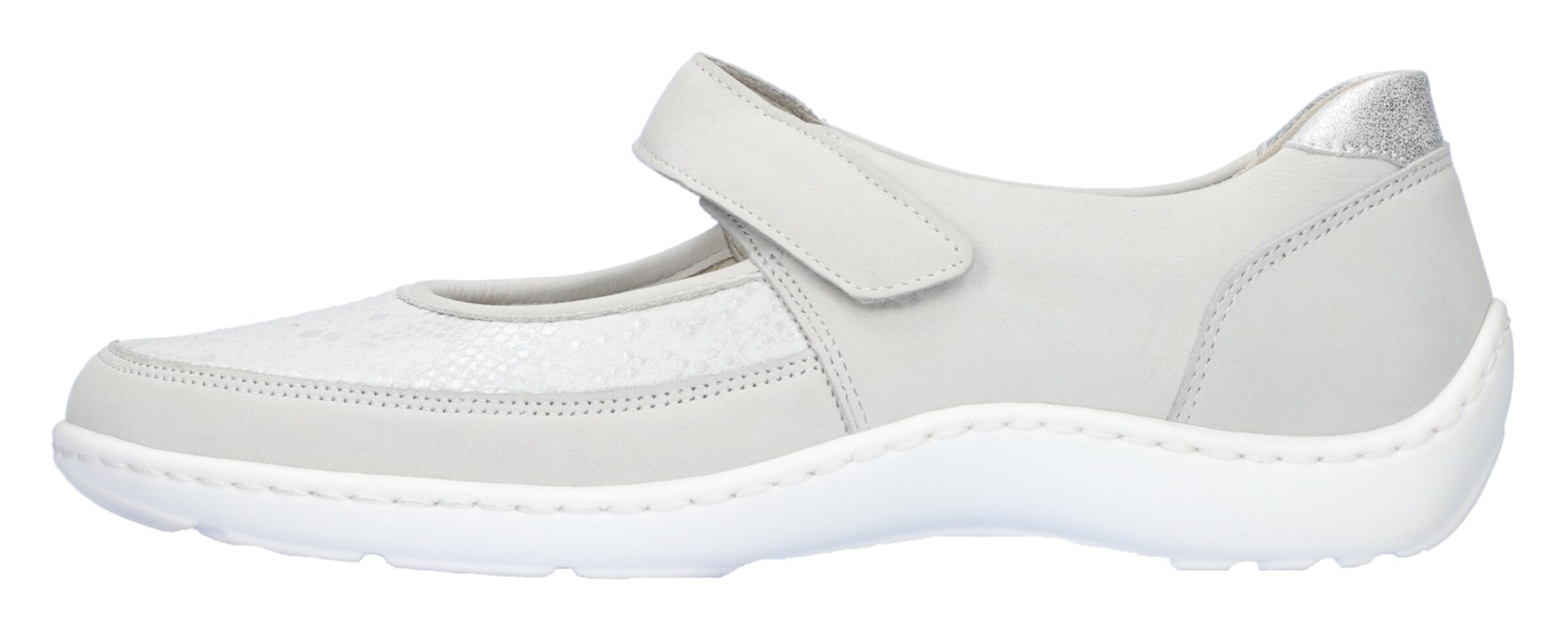 WALDLÄUFER Ballet Flats with Strap in White