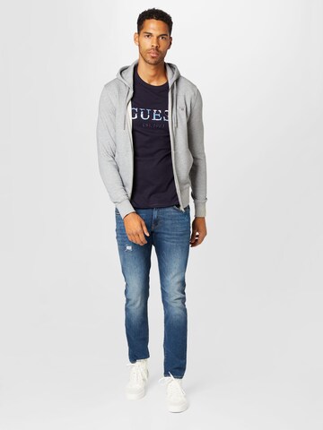 GANT Regular Fit Sweatjacke in Grau