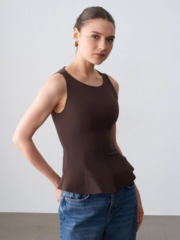 Camicia da donna 'Blusen' di Dilvin in marrone