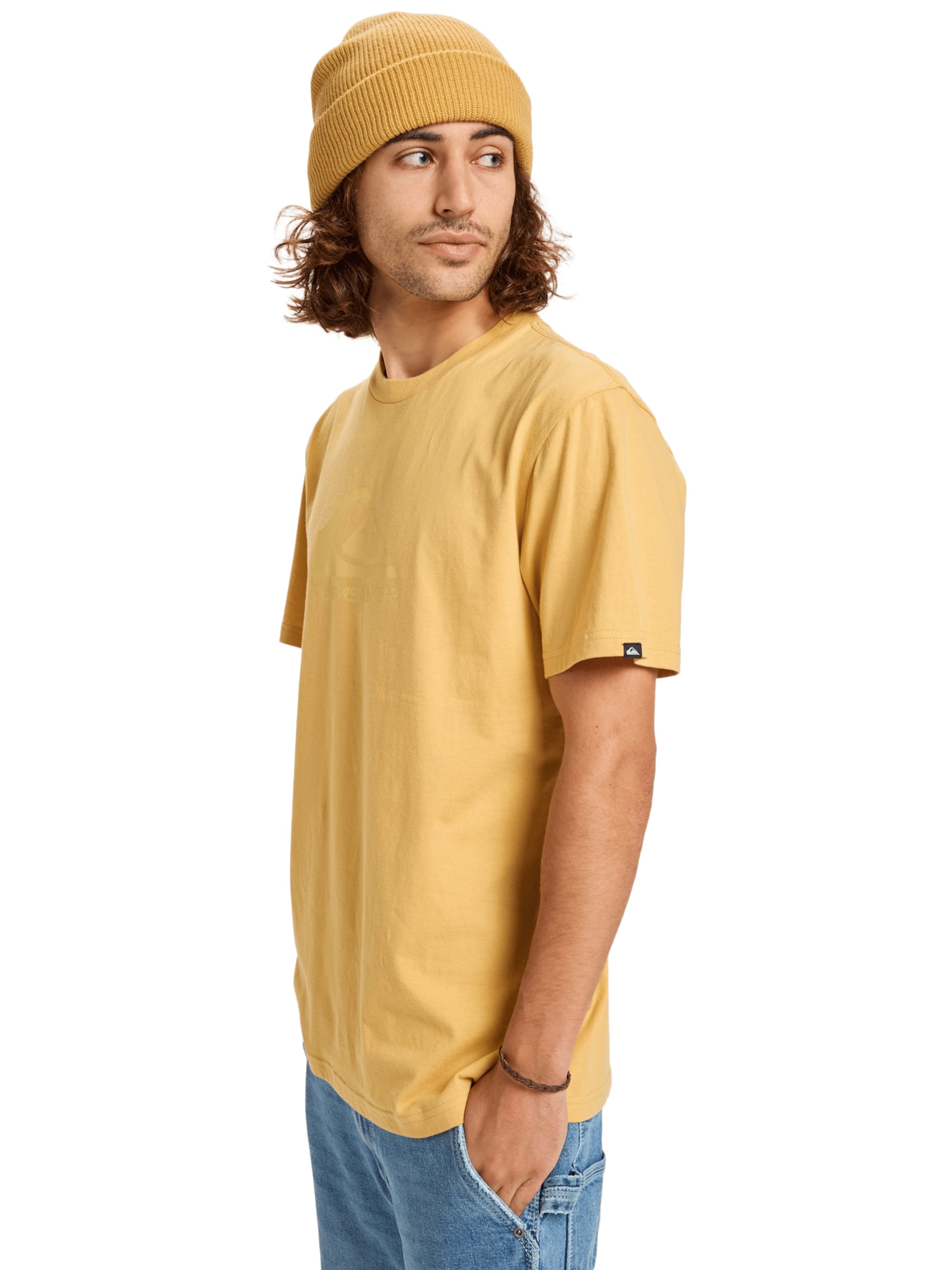 QUIKSILVER Athletic Sweatshirt in Yellow