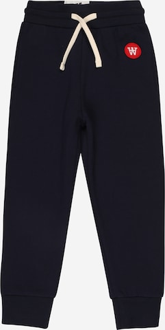 WOOD WOOD Regular Pants 'Ran' in Blue: front