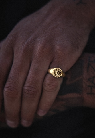 auksinė Haze&Glory Žiedas 'Sacred Sun': priekis