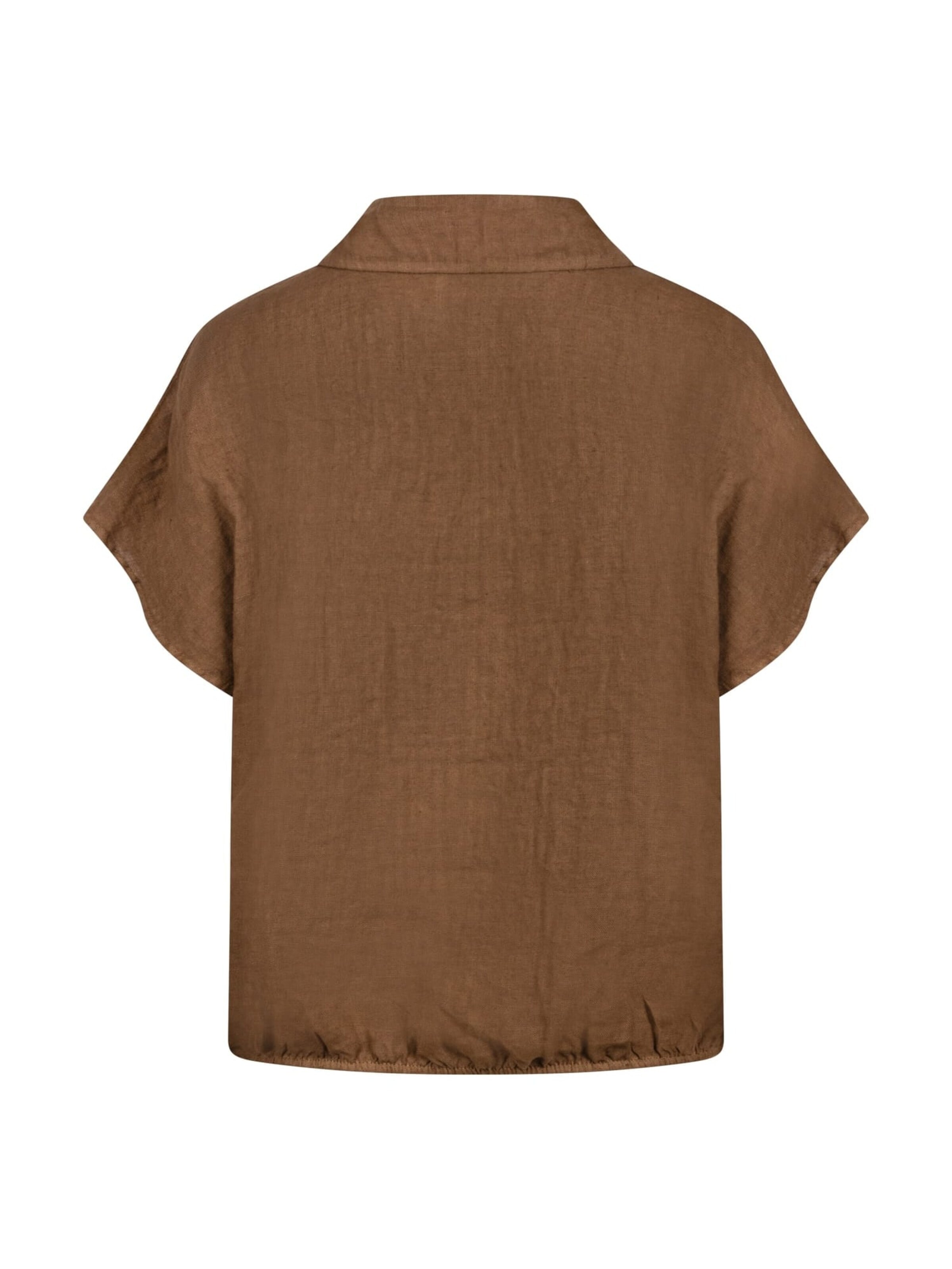 nukus Blouse in Grijs