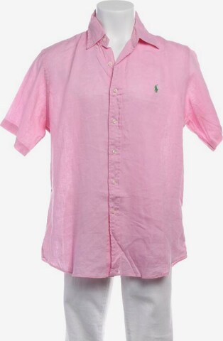 Polo Ralph Lauren Button Up Shirt in L in Pink: front