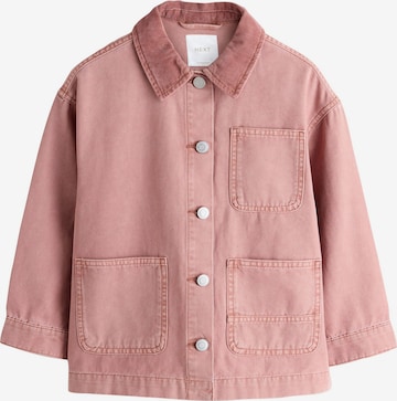 Next Välikausitakki värissä vaaleanpunainen: etupuoli