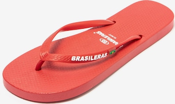 Brasileras Strand-/badschoen 'Classic Pro' in Rood: voorkant