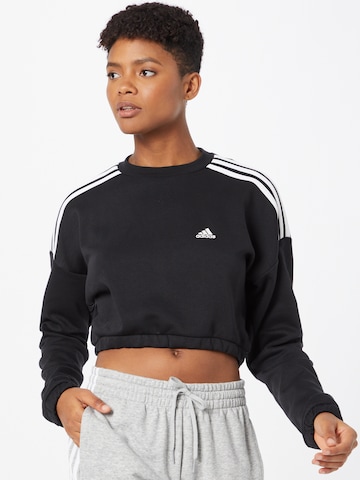 ADIDAS SPORTSWEAR Sport sweatshirt i svart: framsida