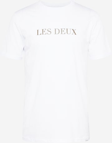 T-Shirt Les Deux en blanc : devant