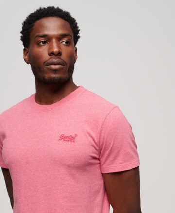 Superdry Koszulka w kolorze różowy: przód