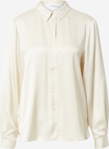 SELECTED FEMME Bluse i beige: forside