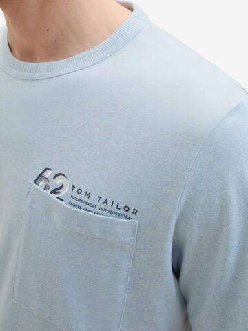 TOM TAILOR T-Shirt in Blau