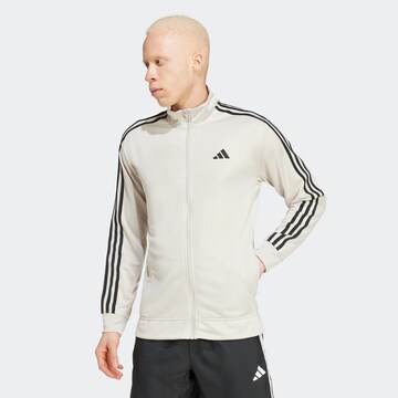 Jachetă de trening de la ADIDAS PERFORMANCE pe bej: față