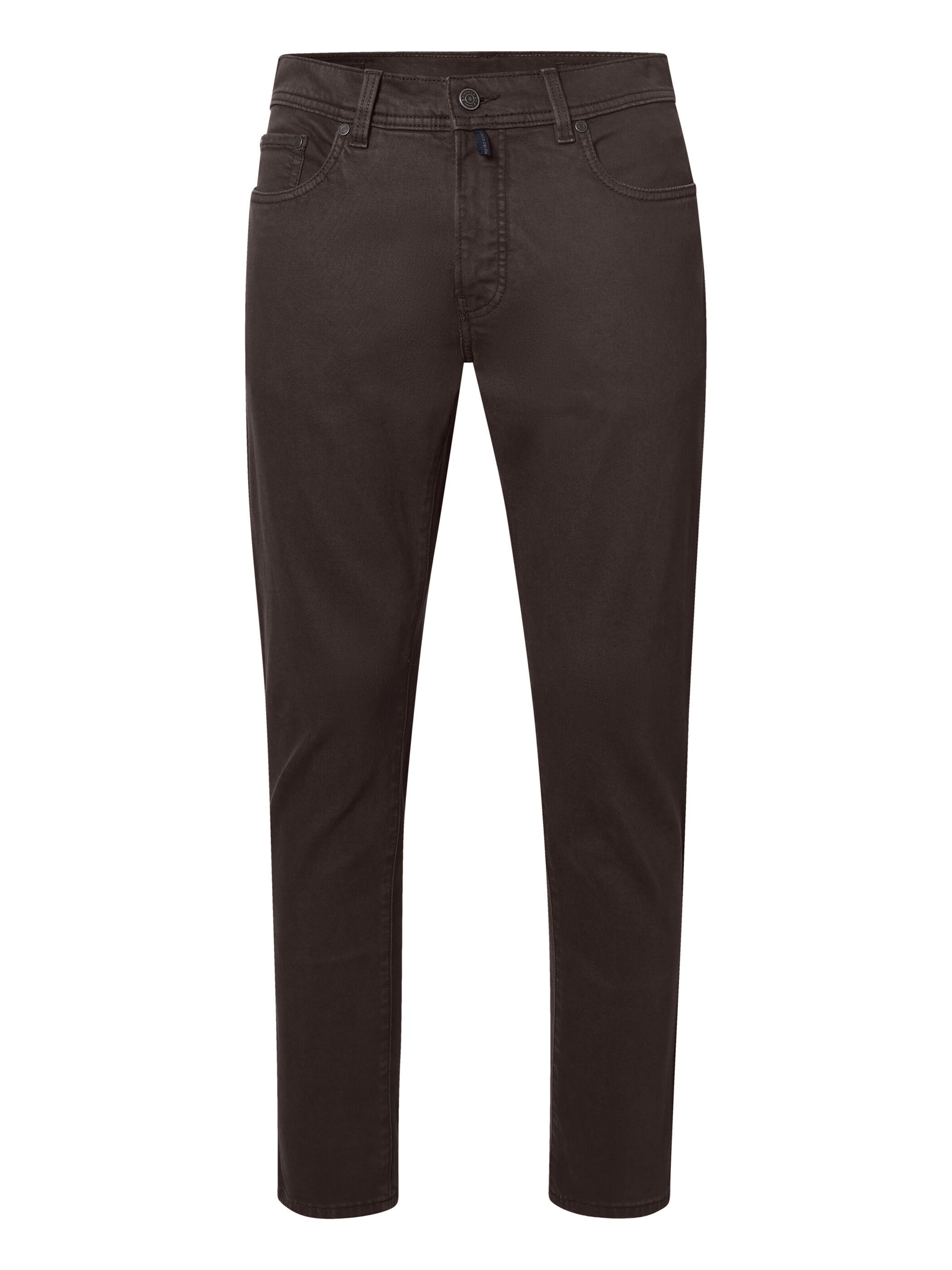 PIERRE CARDIN Regular Jeans 'Lyon' in Bruin: voorkant