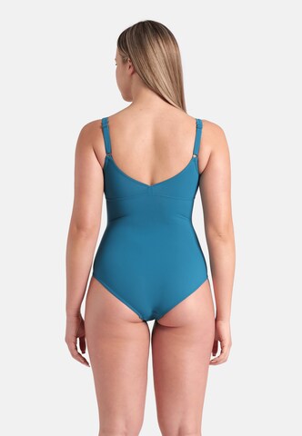 ARENA Bustier Shaping-badpak 'SHAPEWEAR VERTIGO C-CUP' in Blauw