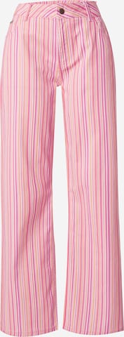 Harper & Yve Boot cut Jeans in Pink: front