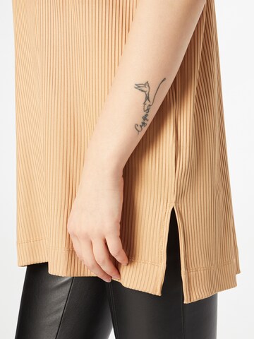 Libertine-Libertine - Camiseta talla grande 'Stroke' en beige