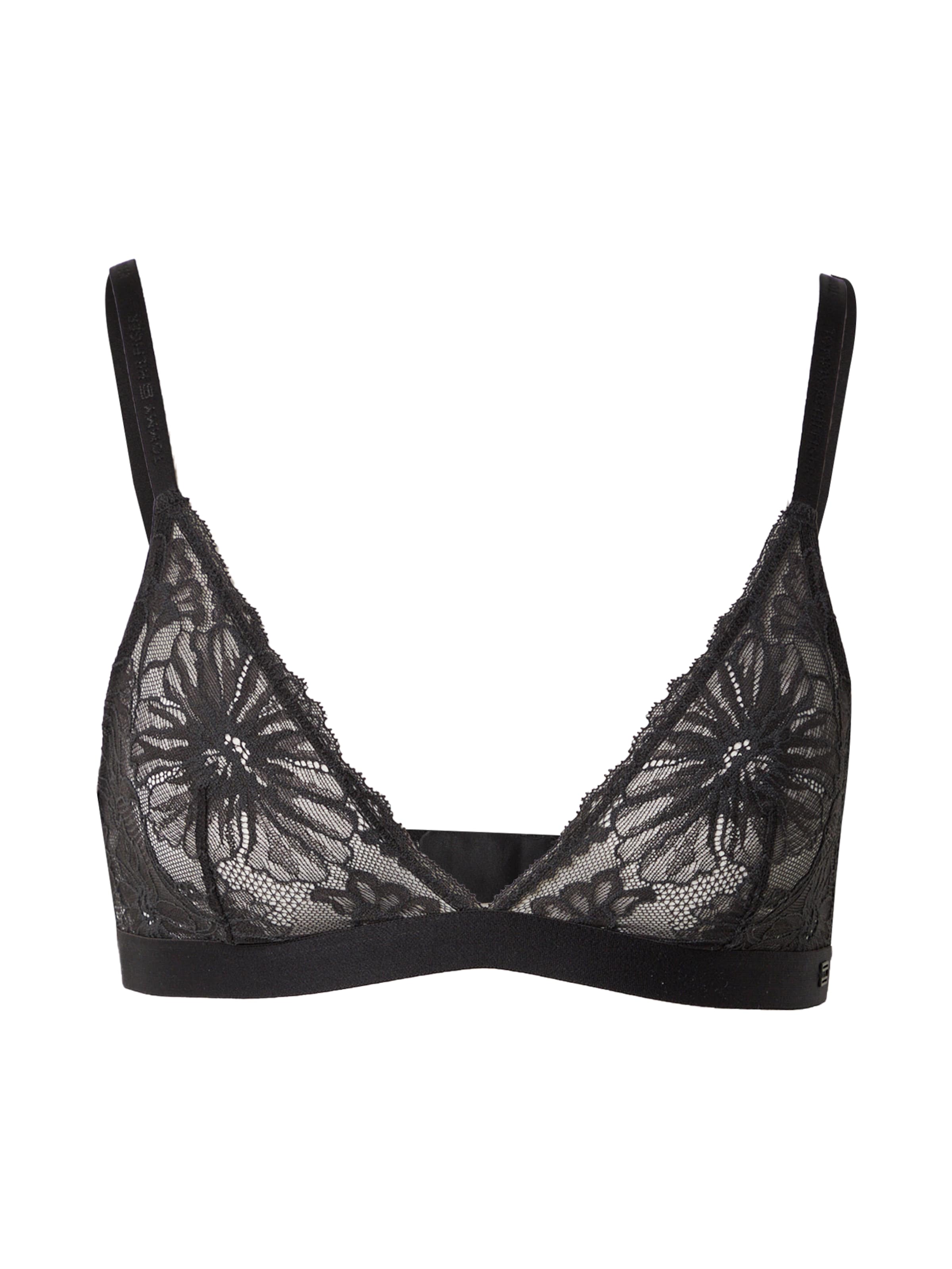 Tommy Hilfiger Underwear Triangel BH in Schwarz: Vorderseite