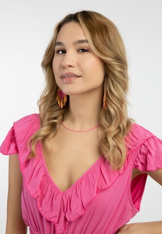 IZIA - Vestido de verano en rosa