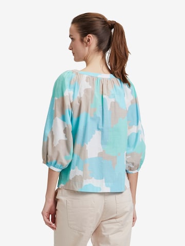 Betty & Co Schlupfbluse mit Print in Blau