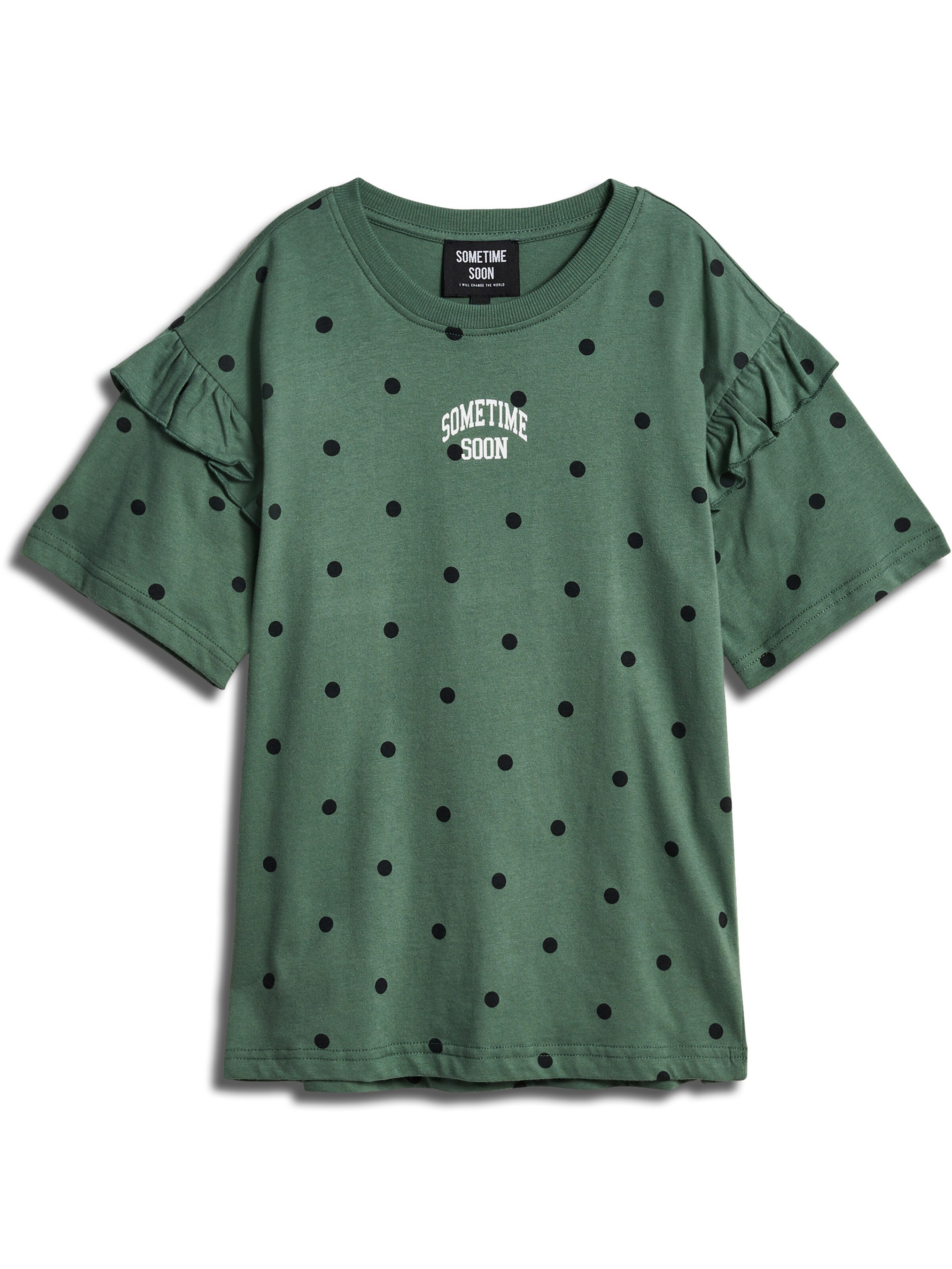 SOMETIME SOON Bluser & t-shirts i grøn: forside