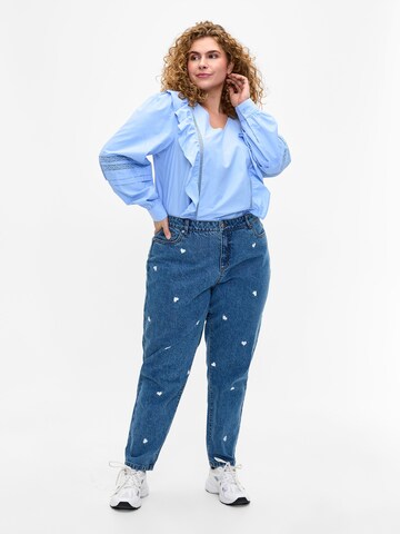 Zizzi Regular Jeans 'JELENA' in Blau