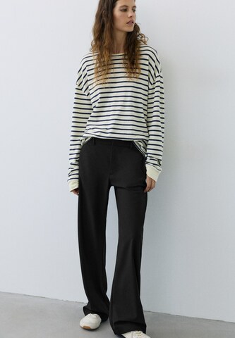 Pull&Bear Wide leg Trousers in Black