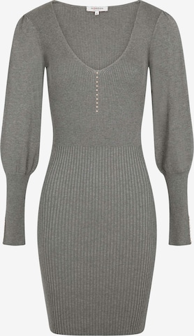 Morgan Knitted dress in Grey: front