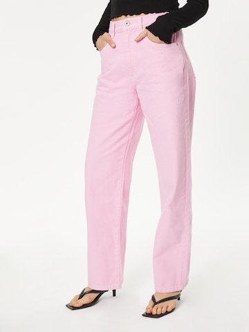 Cotton On - Calças de ganga 'JEAN' em rosa: frente