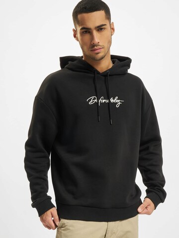 Sweat-shirt 'Definitely' DEF en noir : devant