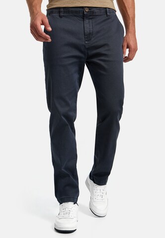 INDICODE JEANS Regular Hose ' Gabrin ' in Blau: Vorderseite