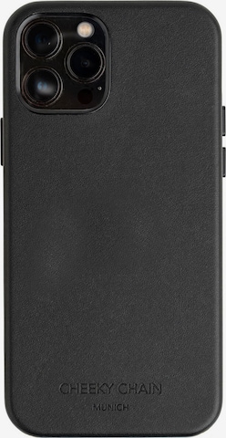 Cheeky Chain Munich Smartphonehülle  'iPhone 12 Pro Max' in Schwarz: Vorderseite