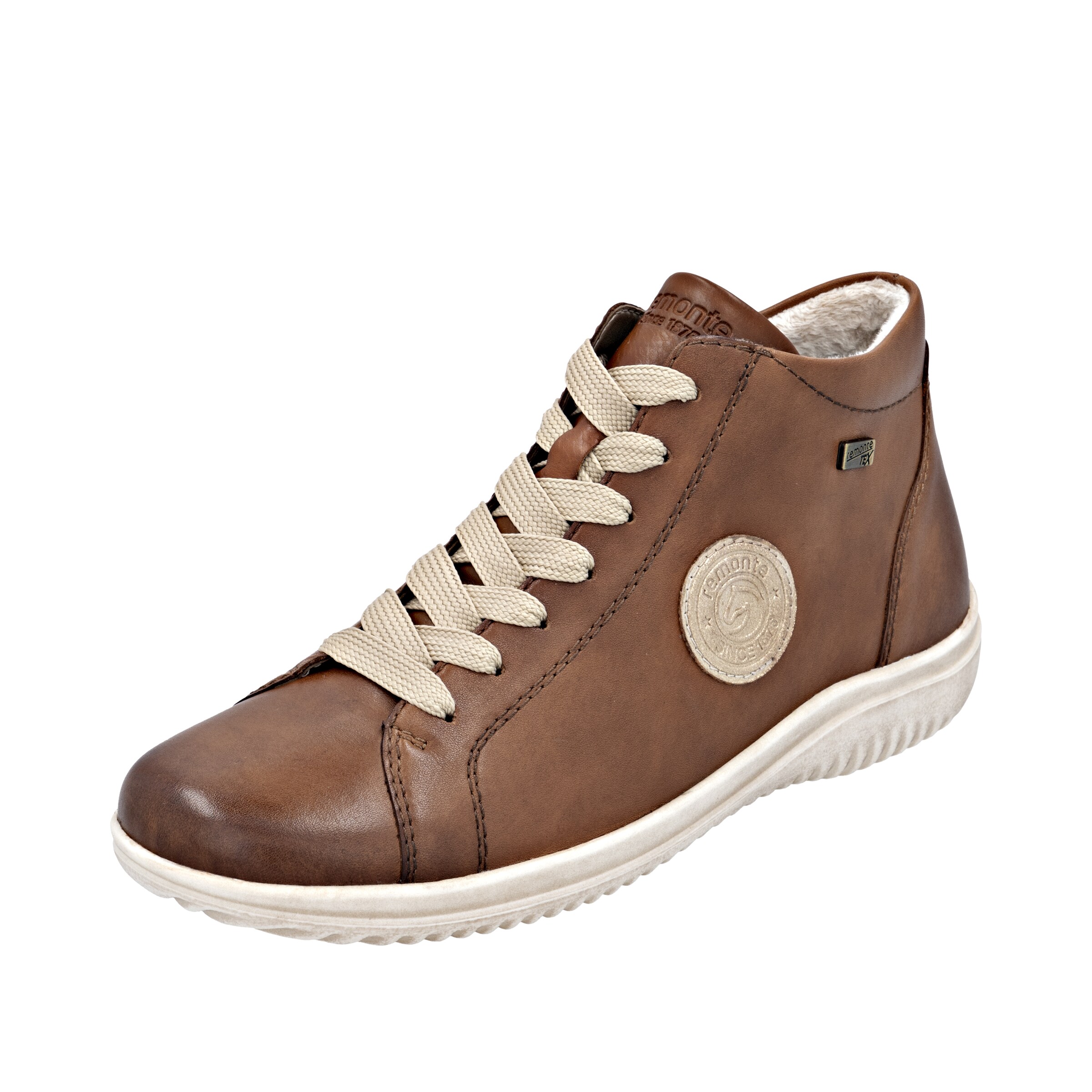 Bottines à lacets 'D1E71' REMONTE en marron : devant