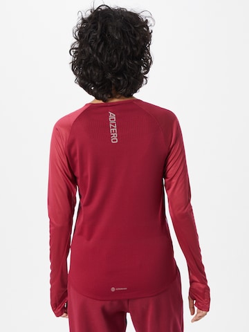ADIDAS SPORTSWEAR Funkční tričko 'Parley Adizero' – červená