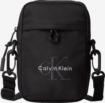 juoda Calvin Klein Rankinė su ilgu dirželiu: priekis