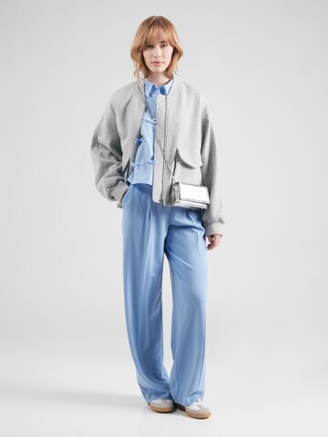 Wide leg Pantaloni con piega frontale 'Lea' di TOM TAILOR in blu
