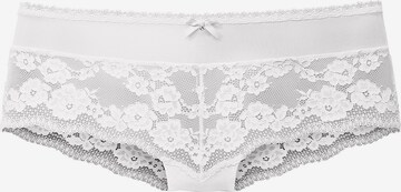 LASCANA Boyshorts in White: front