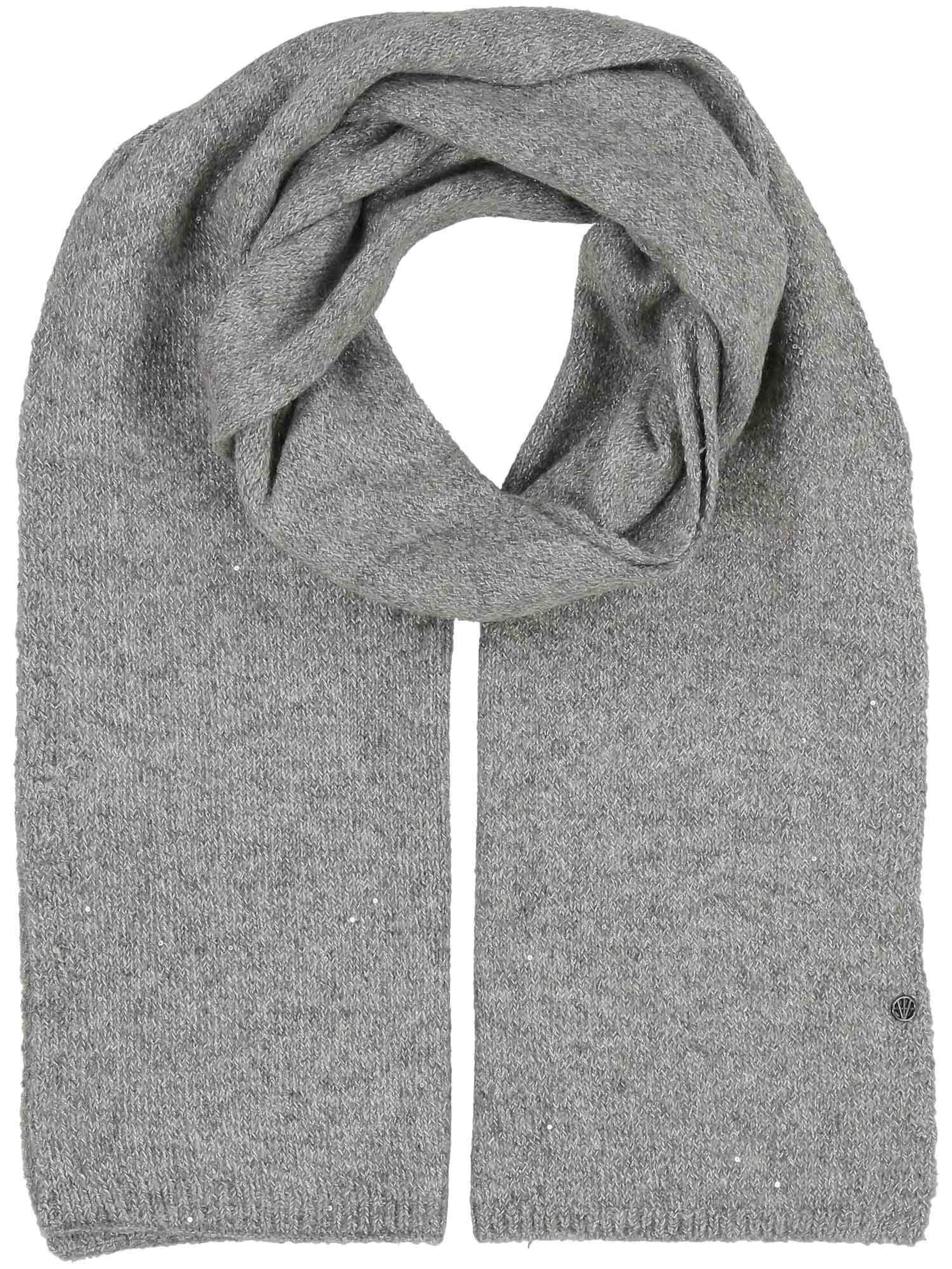 LOEVENICH Schal in Grau: Vorderseite