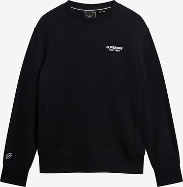 Superdry Sweatshirt in Black: front