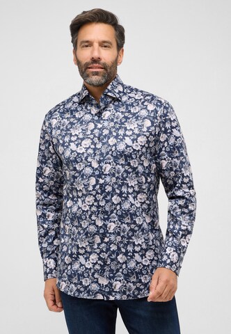 ETERNA Regular fit Zakelijk overhemd in Blauw: voorkant