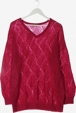 SAMOON Sweater & Cardigan in XXL in Red: front