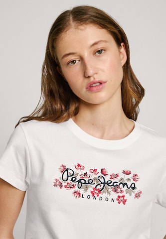 Pepe Jeans T-shirt 'Ginny' i vit