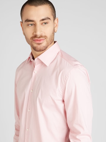 BOSS Black Slim Fit Hemd 'HANK' in Pink