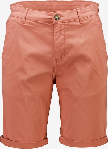Pantalon chino Lindbergh en orange : devant