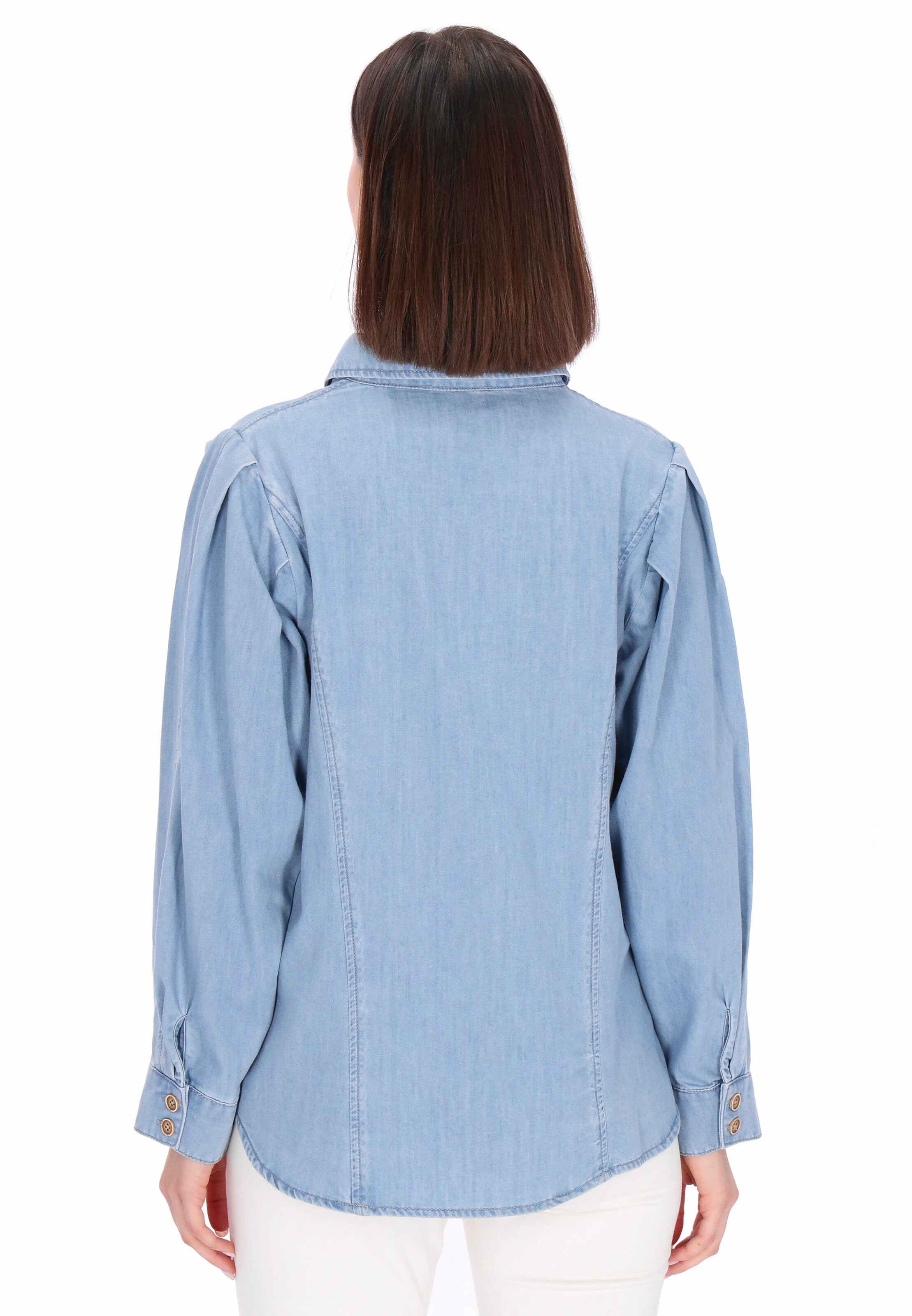 usha BLUE LABEL - Blusa em azul