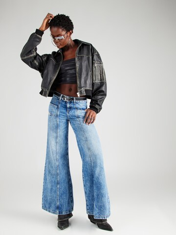 Wide leg Jeans 'AKII' di DIESEL in blu